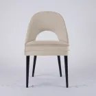 Sillón de salón en diferentes tejidos con carcasa de madera - Edgar Viadurini