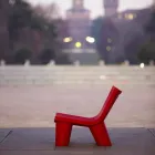 Chaise longue de diseño deslizante de color Low Lita hecha en Italia Viadurini