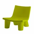 Chaise longue de diseño deslizante de color Low Lita hecha en Italia Viadurini