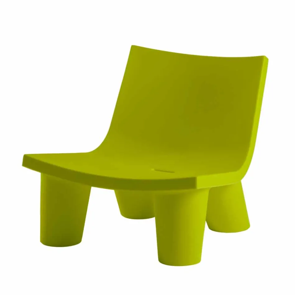 Chaise longue de diseño deslizante de color Low Lita hecha en Italia Viadurini