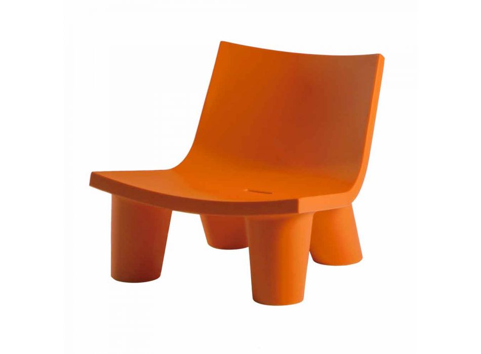 Chaise longue de diseño deslizante de color Low Lita hecha en Italia Viadurini