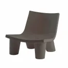 Chaise longue de diseño deslizante de color Low Lita hecha en Italia Viadurini