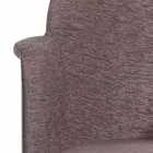 Sillón de oficina giratorio con ruedas y apoyabrazos Made in Italy - Felix Viadurini