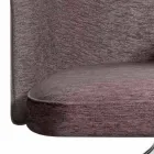 Sillón de oficina giratorio con ruedas y apoyabrazos Made in Italy - Felix Viadurini