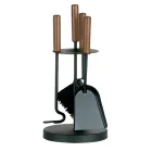 Portaherramientas con 3 herramientas de metal en diferentes acabados Made in Italy - Darbuka Viadurini