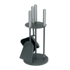 Portaherramientas con 3 herramientas de metal en diferentes acabados Made in Italy - Darbuka Viadurini