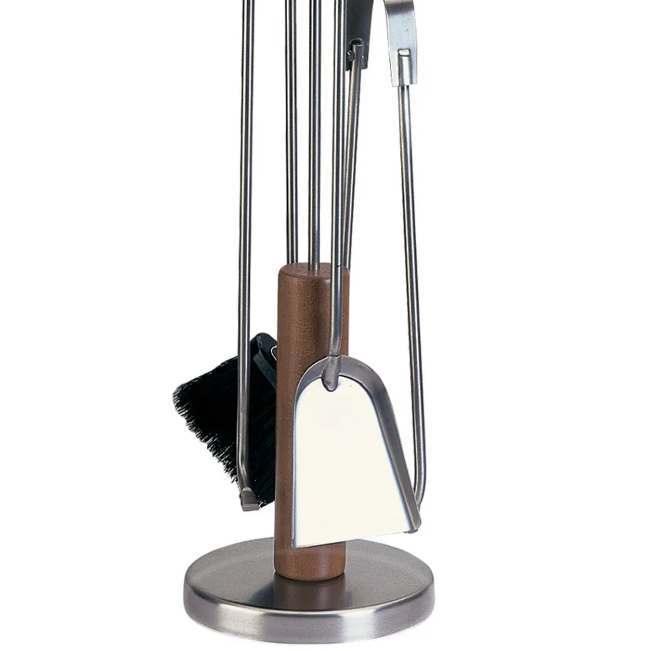 Portaherramientas con 4 accesorios en metal o acero Made in Italy - Papaya Viadurini