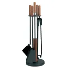 Portaherramientas con 4 accesorios en metal o acero Made in Italy - Papaya Viadurini