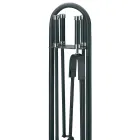 Portaherramientas con 4 herramientas para chimenea Made in Italy - Licaone Viadurini