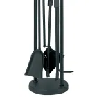 Portaherramientas con 4 herramientas para chimenea Made in Italy - Licaone Viadurini