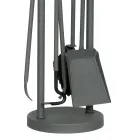 Portaherramientas con 4 herramientas para chimenea Made in Italy - Licaone Viadurini