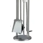 Portaherramientas con 4 herramientas para chimenea Made in Italy - Licaone Viadurini