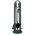 Portaherramientas con 4 herramientas para chimenea Made in Italy - Licaone Viadurini