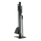 Portaherramientas con gancho, abrazadera, recogedor y cepillo Made in Italy - Geisha Viadurini