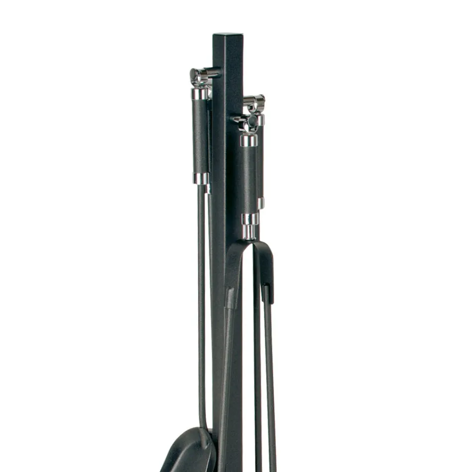 Portaherramientas con gancho, abrazadera, recogedor y cepillo Made in Italy - Geisha Viadurini