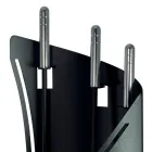 Portaherramientas Fijo con 3 Herramientas para Chimenea Made in Italy - Turban Viadurini