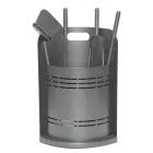 Portaherramientas fijo con 4 herramientas para chimenea Made in Italy - Bonsai Viadurini