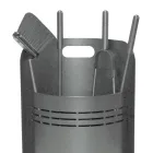 Portaherramientas fijo con 4 herramientas para chimenea Made in Italy - Bonsai Viadurini