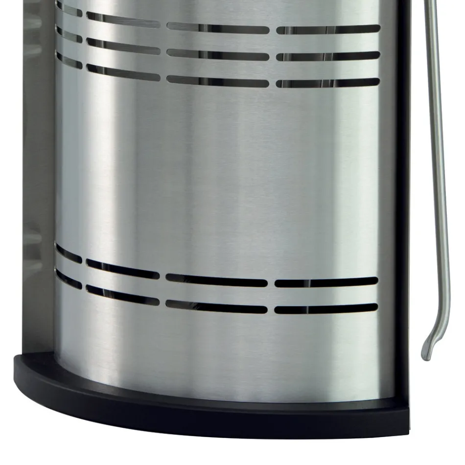 Portaherramientas fijo con 4 herramientas para chimenea Made in Italy - Bonsai Viadurini