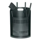 Portaherramientas fijo con 4 herramientas para chimenea Made in Italy - Bonsai Viadurini