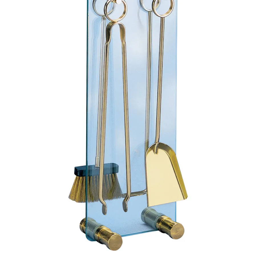 Portaherramientas de Cristal Templado con 4 Accesorios Made in Italy - Zebra Viadurini