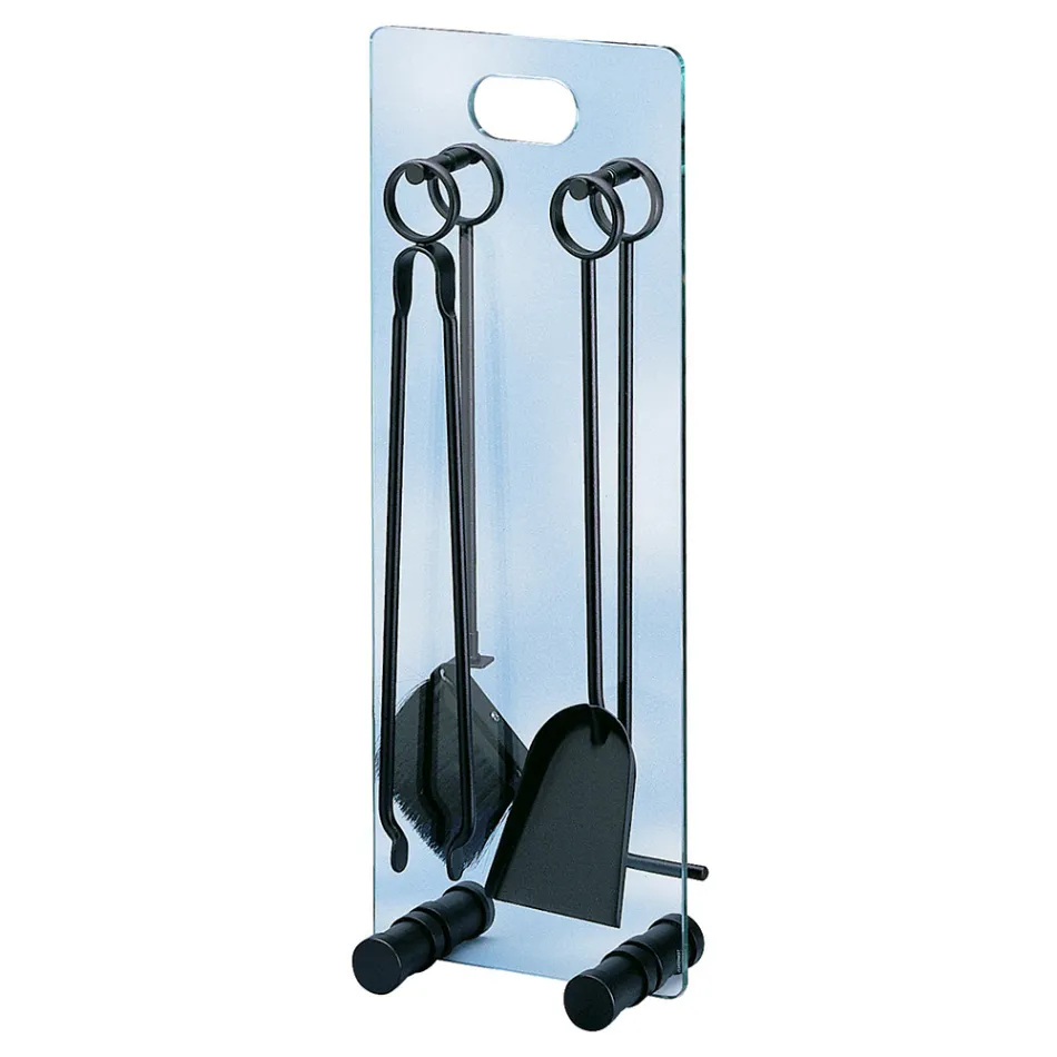 Portaherramientas de Cristal Templado con 4 Accesorios Made in Italy - Zebra Viadurini