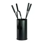 Portaherramientas de metal con 4 accesorios y llama Made in Italy - Fakir Viadurini