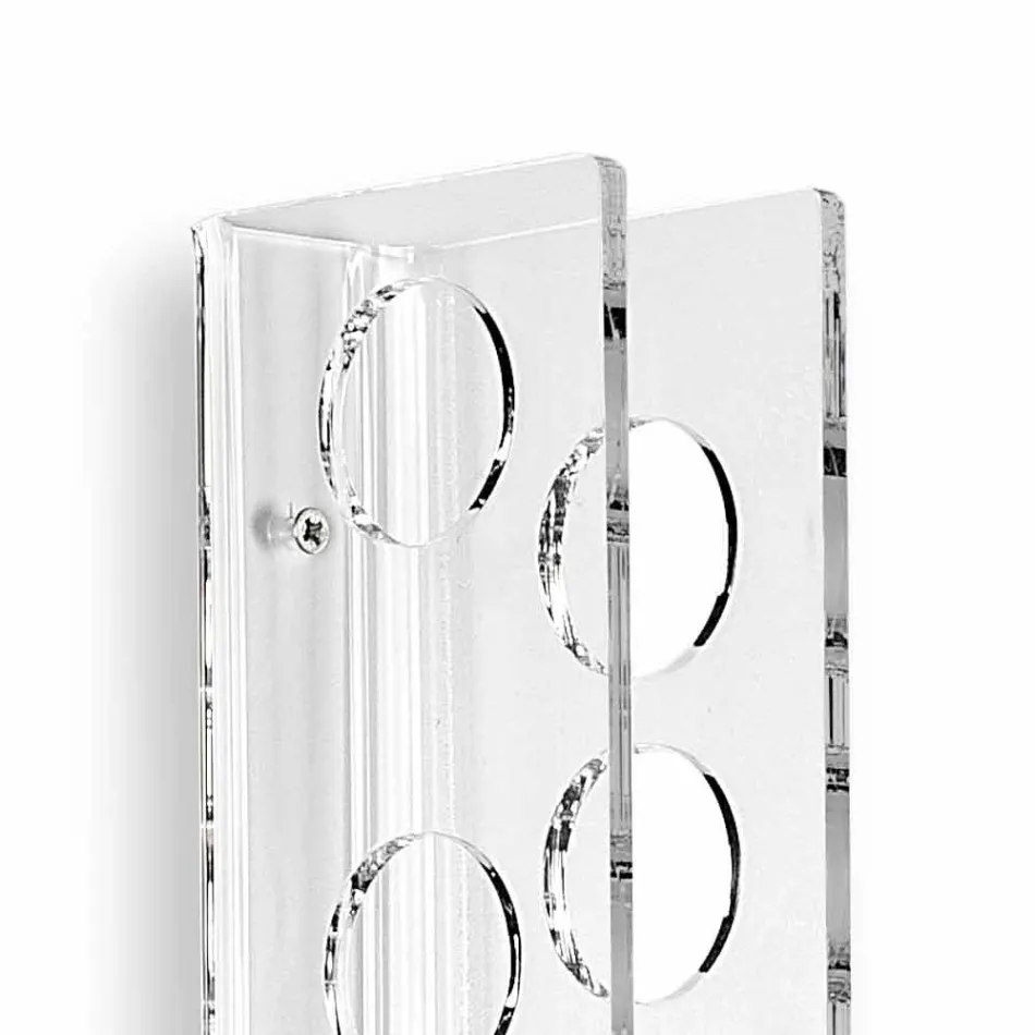 Porta biberones transparentes pequeños para bebé L6xH60xP11cm Viadurini