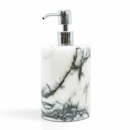Jabonera para baño en mármol Paonazzo de Made in Italy Design - Curt Viadurini