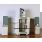 Puerto de TV de alta fidelidad piedra y cristales diseño moderno Xeni Viadurini