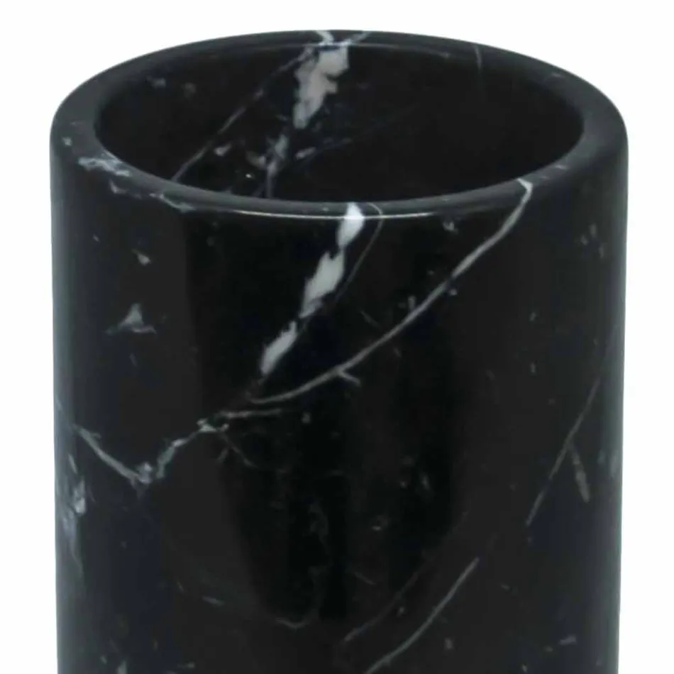 Portaherramientas de cocina en mármol blanco gris o negro Made in Italy - Tulvio Viadurini