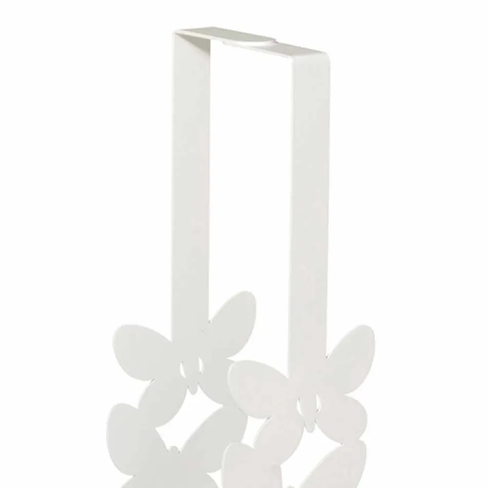 Portavasos doble en hierro blanco, beige o marfil Hecho en Italia - Leiden Viadurini