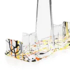 Elegante portavasos multicolor en plexiglás Made in Italy - Multibic Viadurini