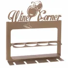 Portabotellas hecho a mano en hierro precioso Made in Italy - Maste Viadurini