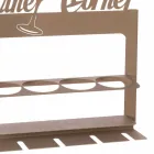 Portabotellas hecho a mano en hierro precioso Made in Italy - Maste Viadurini