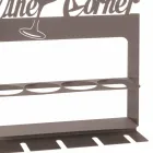 Portabotellas hecho a mano en hierro precioso Made in Italy - Maste Viadurini