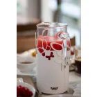 Porta botella moderno en hierro blanco, beige o marfil hecho en Italia - Leiden Viadurini