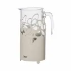 Porta botella moderno en hierro blanco, beige o marfil hecho en Italia - Leiden Viadurini