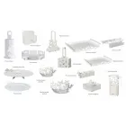 Porta botella de hierro moderno hecho a mano, hecho en Italia - Leiden Viadurini