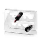 Portabotellas de suelo en cristal acrílico transparente - Dappino Viadurini