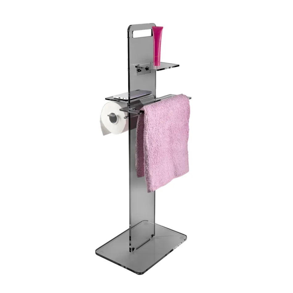 Portarrollos, Toallero y Jabonera para Bidet Made in Italy - Pluto Viadurini