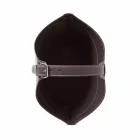 Portalegna desde el interior de la rueda en un cuero regenerado moderna Fabia Viadurini