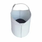 Portalegna desde el interior de la rueda en un cuero regenerado moderna Fabia Viadurini