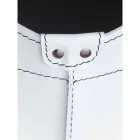 Portalegna desde el interior de la rueda en un cuero regenerado moderna Fabia Viadurini