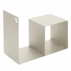 Soporte de madera para interior en acero coloreado con mesa de centro Made in Italy - Cecio Viadurini