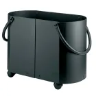 Porta madera en diferentes acabados con 2 asas laterales Made in Italy - Impala Viadurini