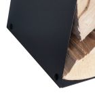 Soporte para troncos de suelo moderno en acero pintado Made in Italy - Demetra Viadurini