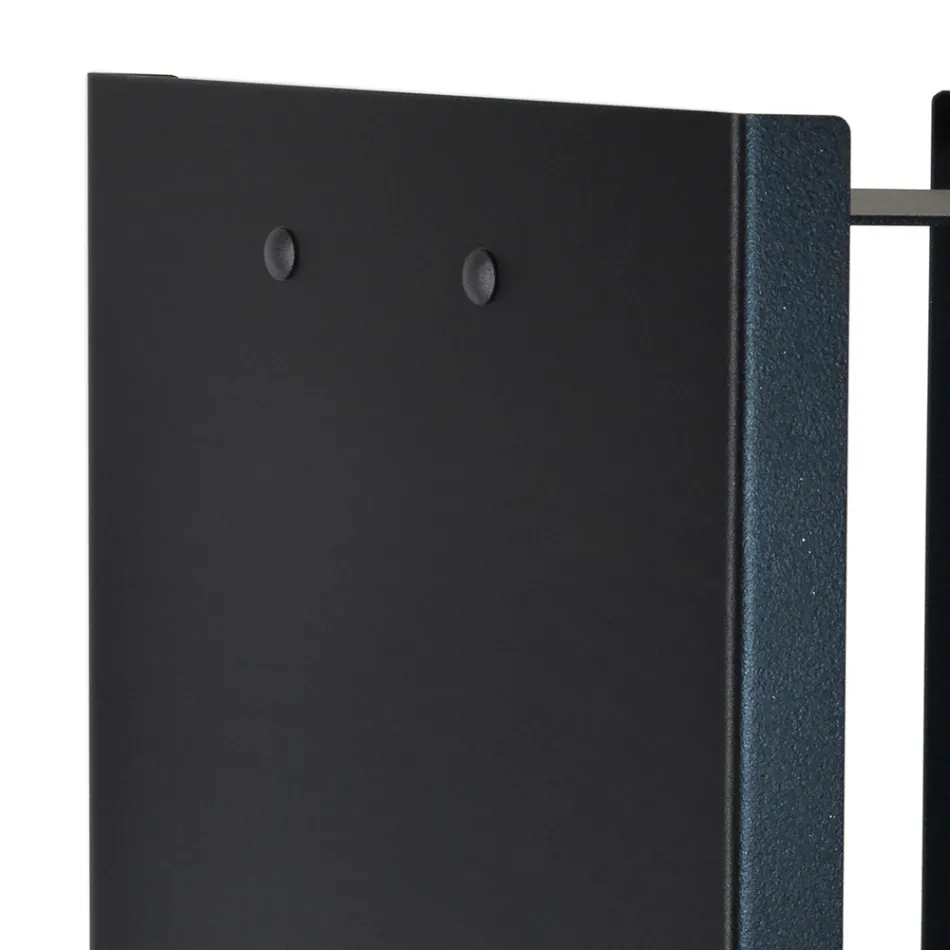 Porta troncos moderno en acero pintado Made in Italy - Patrik Viadurini