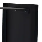 Porta troncos moderno en acero pintado Made in Italy - Patrik Viadurini