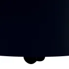 Soporte de madera moderno de metal con ruedas Made in Italy - Lápiz Viadurini